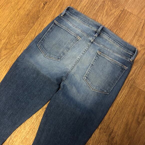 Frame Denim Le High Skinny Petal Hem Jeans in Hamerton Size 32 - Picture 7 of 12